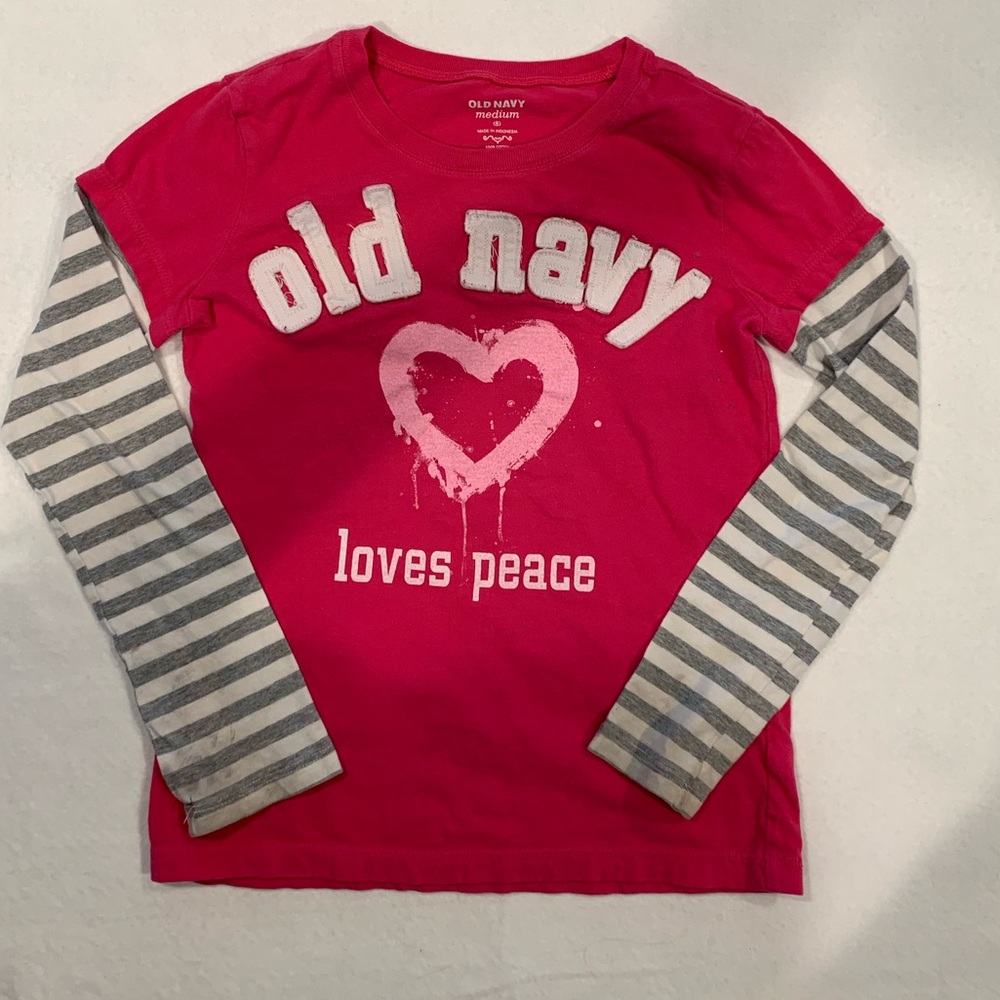 Old Navy girls long sleeve Size Medium ☮️